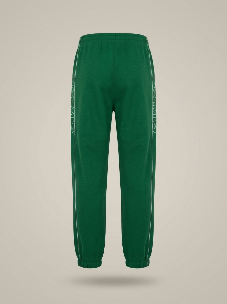 Green POMS jogger pants back view